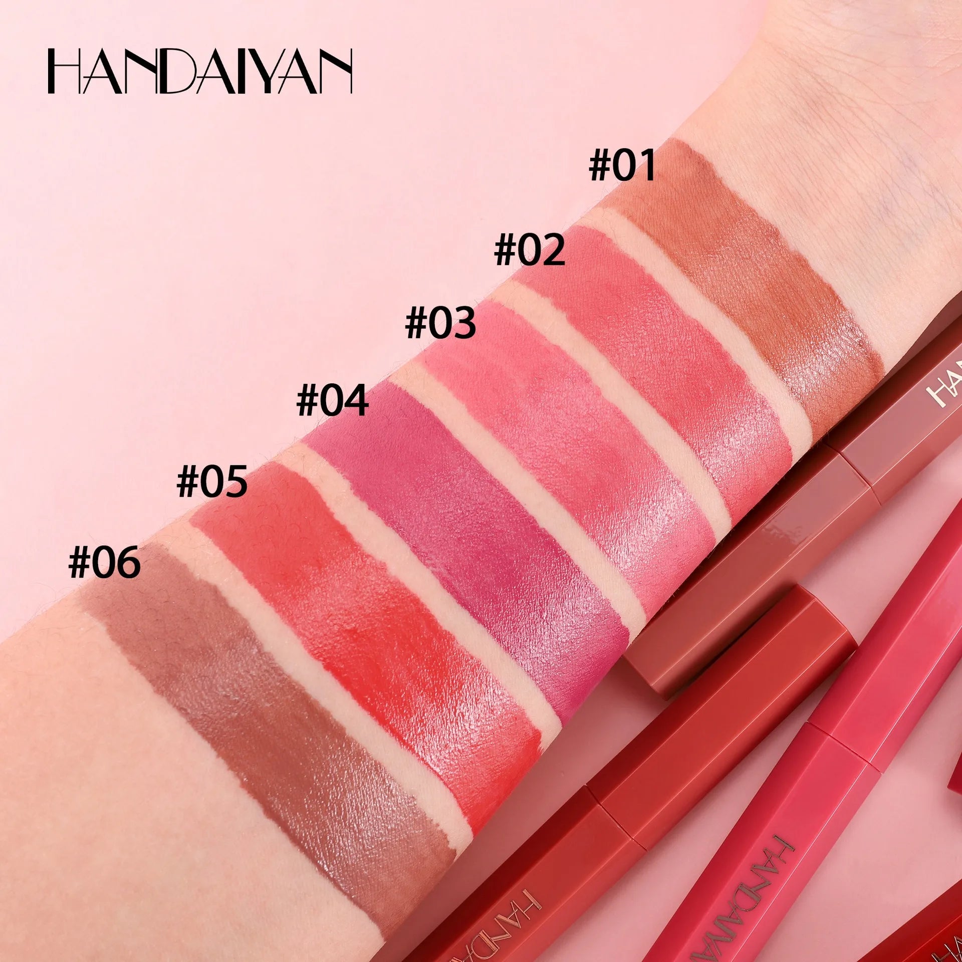 Sparkling Grapefruit Lipstick Non Fading Waterproof Long Lasting Moisturizing LipGloss Creamy Smooth Highly Pigmented Lip Makeup Qme