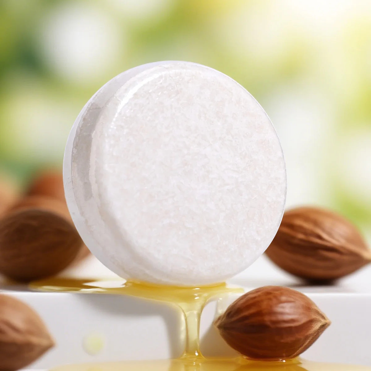 Plant Essential Oil Hair Conditioner Soap Rich Argan Coconut Jojoba Qme