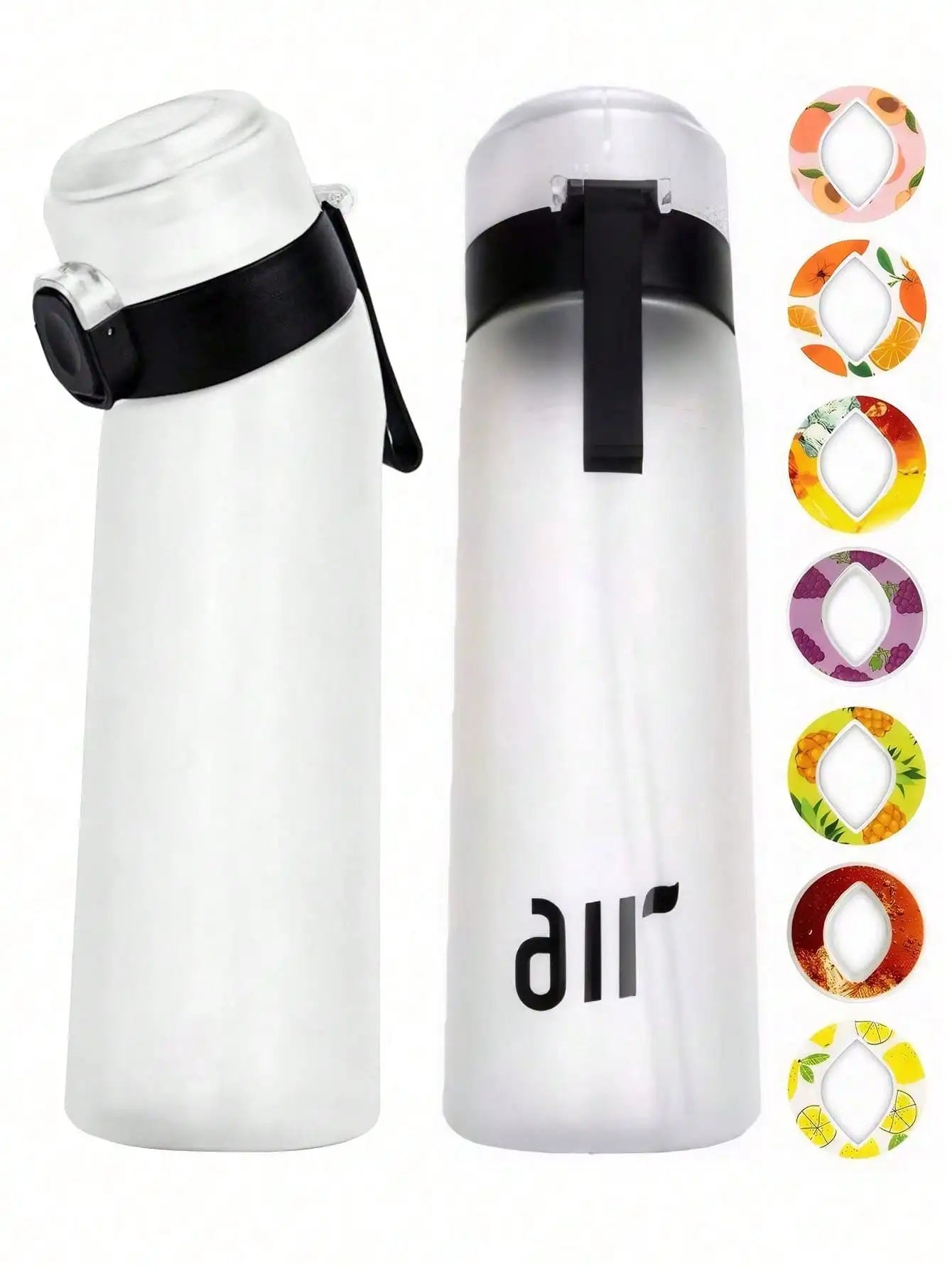 Portable Sports Traw Water Bottle Equipped 0 Sugar Calorie Random Qme WHITE 0.8L