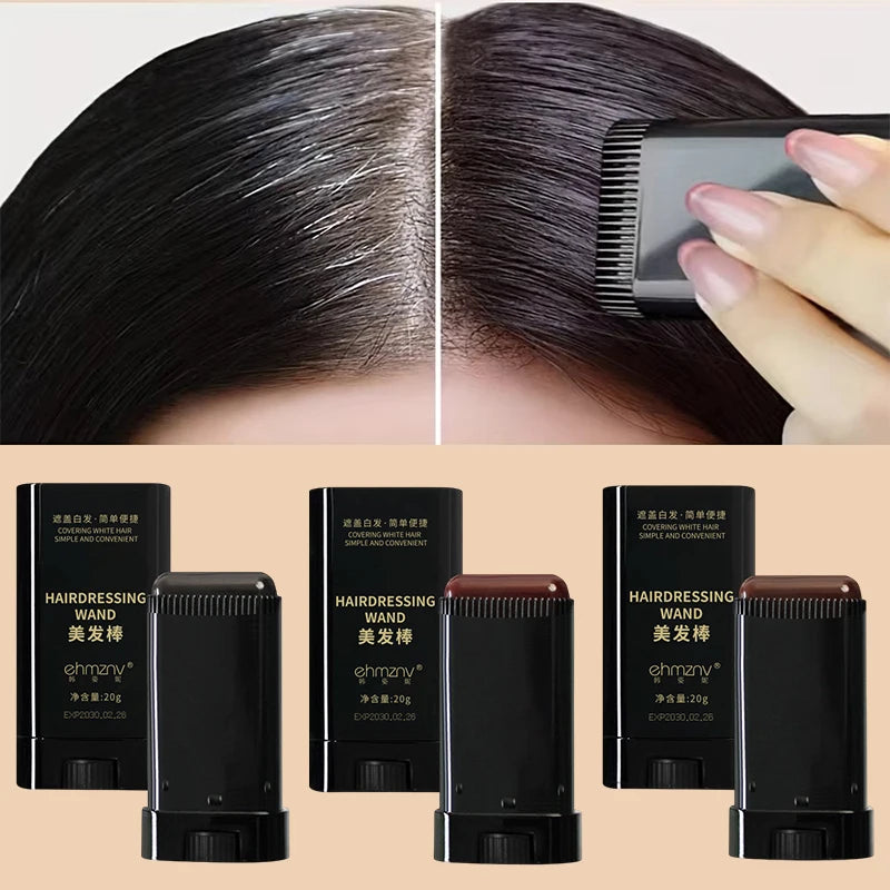 Quick Cover Hair Stick Men Women Instant Gray Covering White Qme