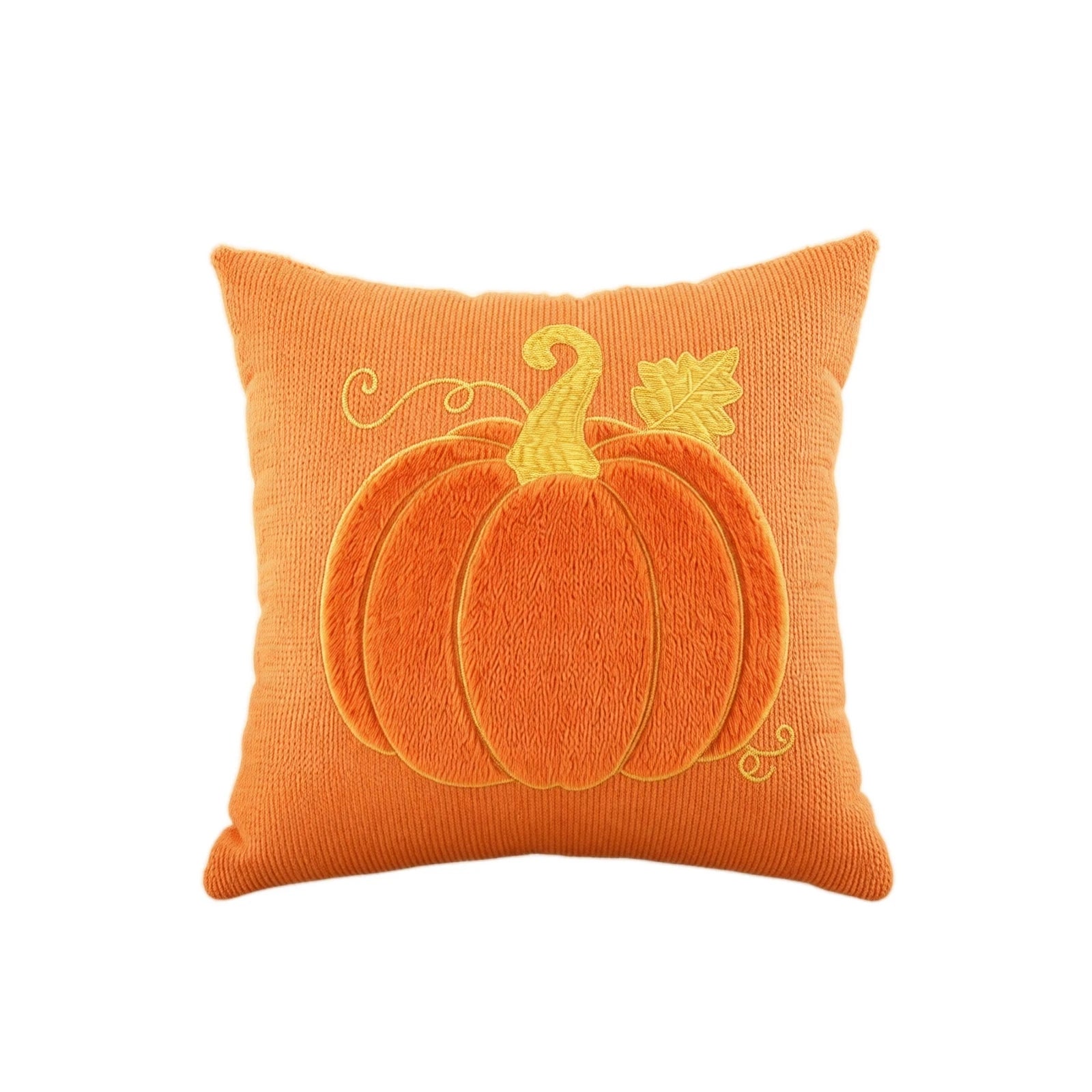 45x45cm Leaf Pumpkin Quilted Soft Pillowcase Halloween Party Home Living Room Sofa Decoration Cushion Cover Qme Vermilion 51×137cm