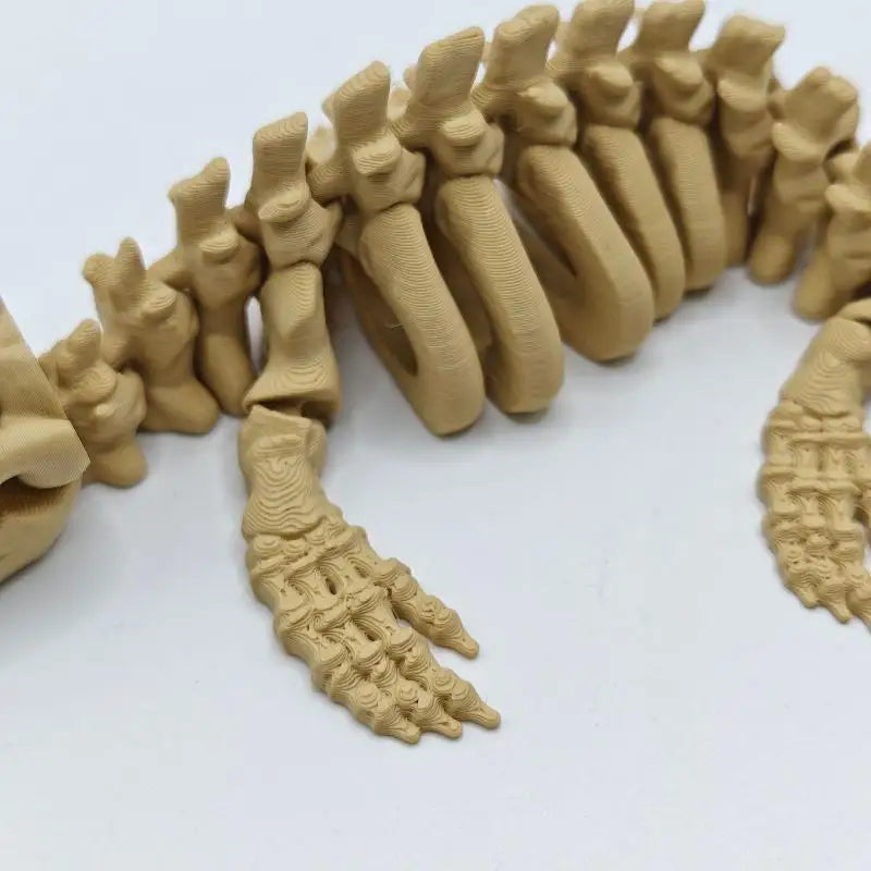 Fins Mosasaurus Skeleton Aquarium Decoration Fish Tank Ornament DIY Qme