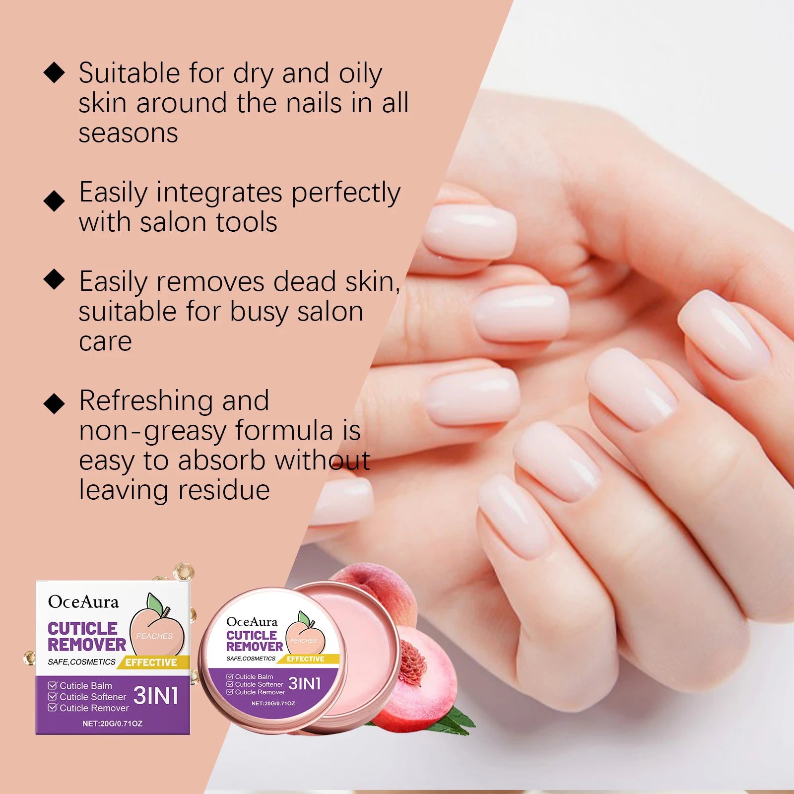 Exfoliating Hand Cream Deep Moisturizing Reduce Dry Rough Soften Calluses Dead Skin Removal Smooth Nail Cuticle Remover Softener Qme