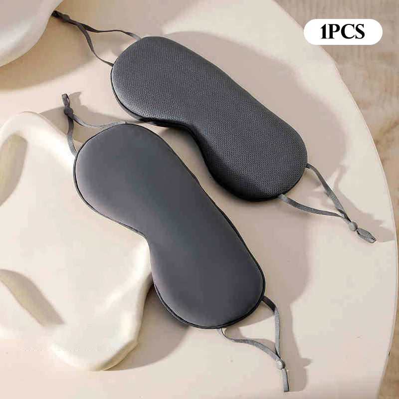 Weighted Gravity Eye Mask Comfortable Light-blocking Headband Deep Qme Gray 1