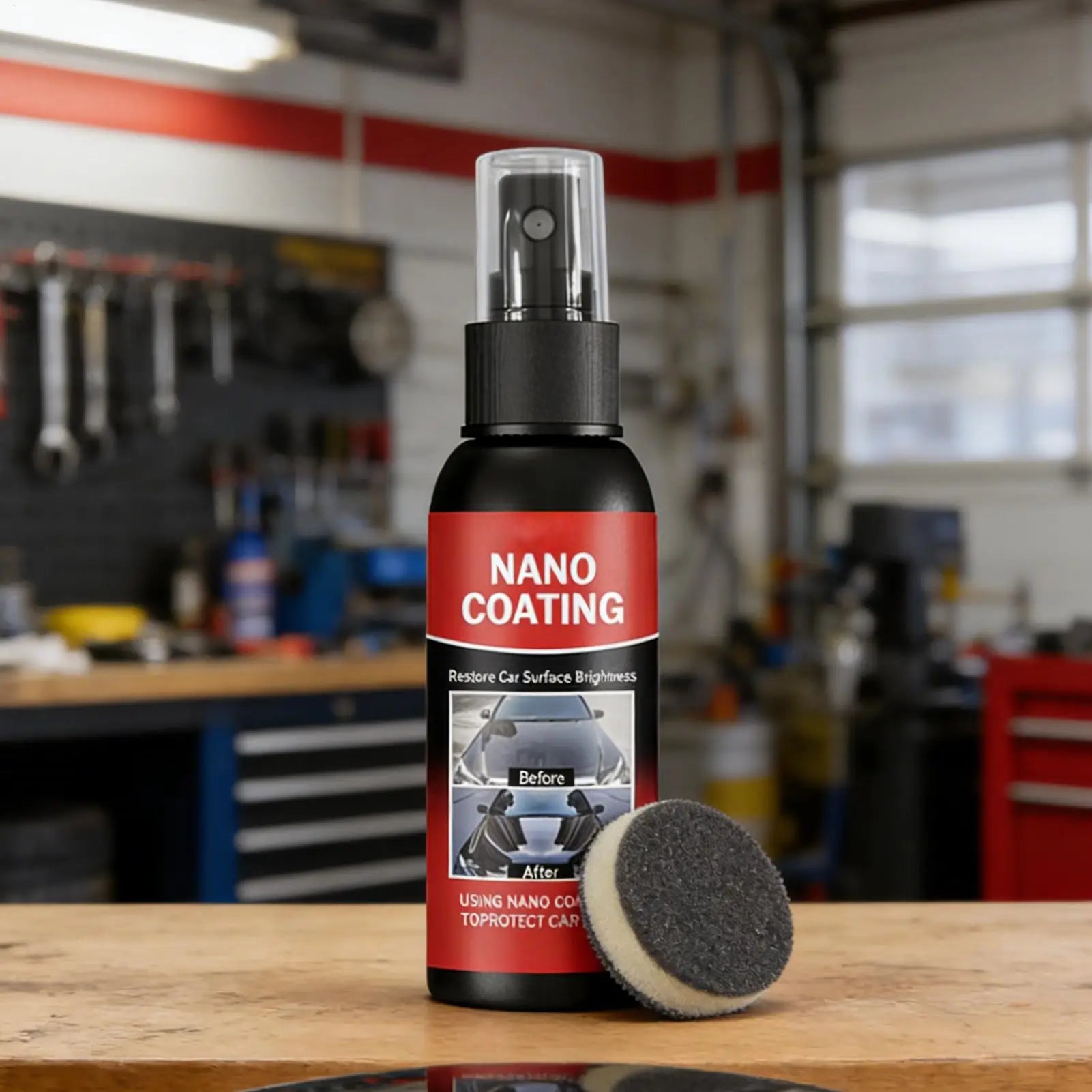 Car Coating Spray 100ml Quick Acting Restorer Liquid Car Paint Restorer Spray for Trailer RV Automotive Sedan Pickup Motorcycle Qme