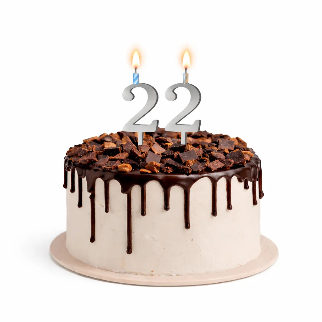 Reusable Number Birthday Candle Holder Adjustable Candles Stand Qme