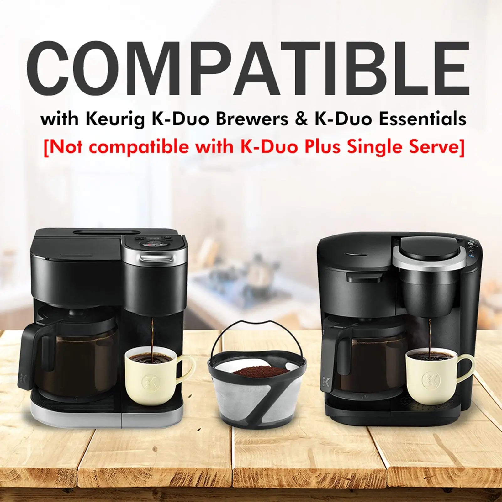 Metal Coffee Filter Stainless Steel Paperless Reusable Basket Mesh Qme