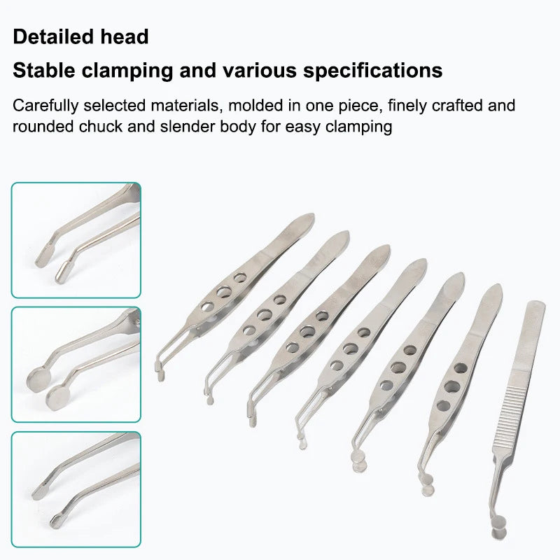 Eyelid Tweezers Meibomian Gland Forceps Women Clip Eyelash Compressor Qme