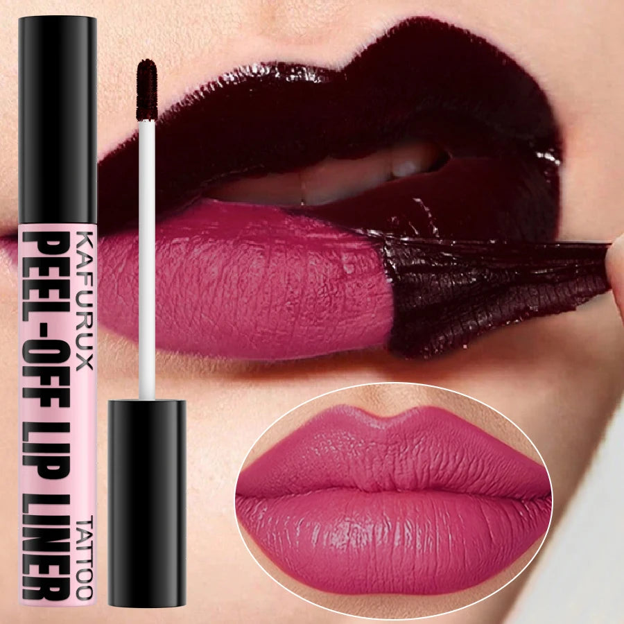 7 Colors Peel Off Lip Stain Reveal Long Lasting Waterproof Pink Tint Qme 203
