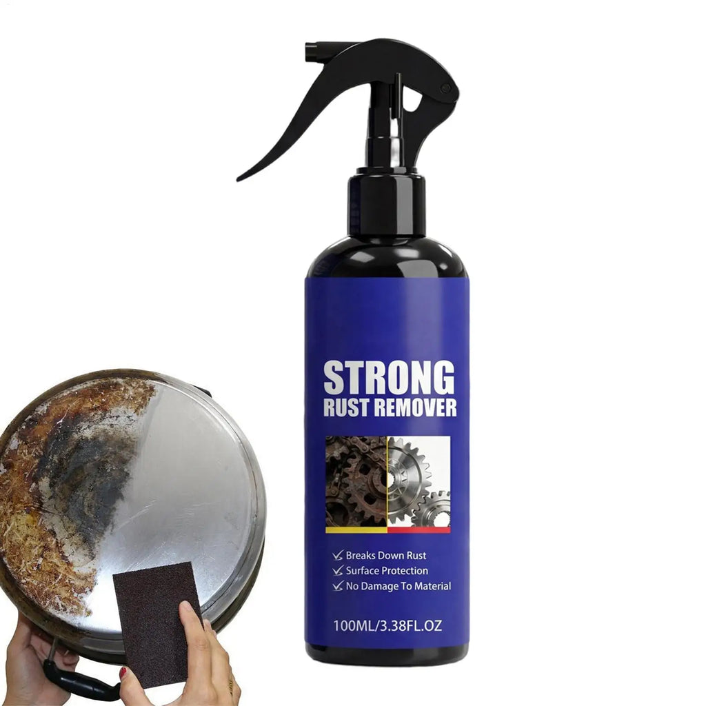 NEW Rust Remover 100ml Metal Cleaner Spray Rust Dissolver For Kitchen Garage Workshop Outdoor Equipment Home Appliance Car Qme
