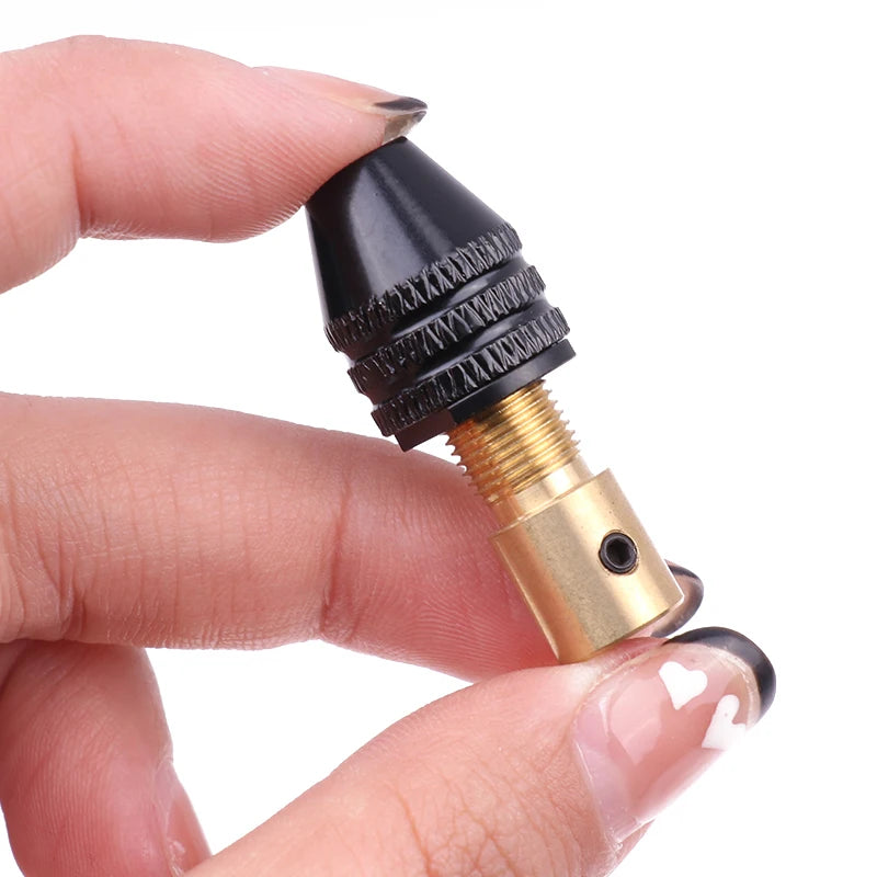 Universal Small Electronic Drill Bit Collet Mini Chuck Tool Set Fixture Clamp Micro Electric Drill Chuck 0.3-3.4mm Qme