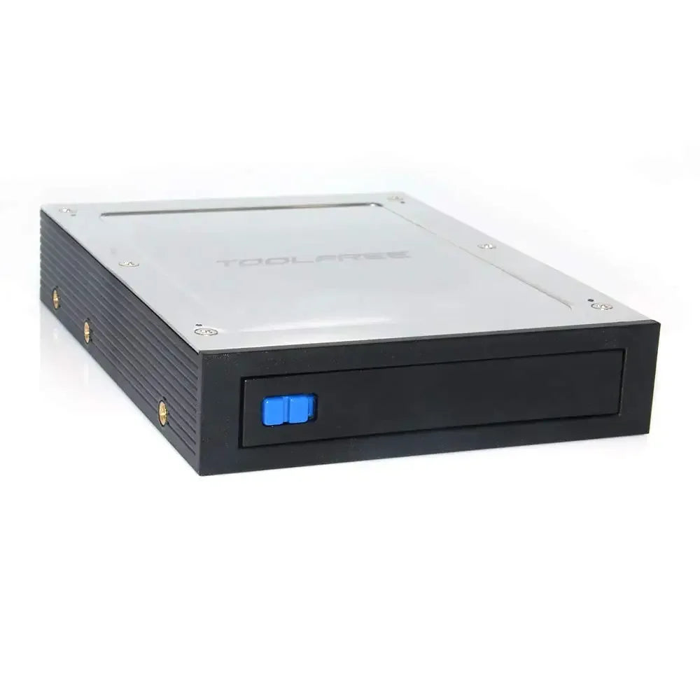 1pcsMRA180 2.5-inch SATA 6.0Gbps floppy drive slot extraction box, hard drive enclosure, hard drive rack expansion bracket Qme Silver