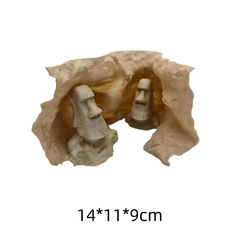 3D Printed Shelter Hide Houses Breeding Hideout Ornaments Aquarium Qme A2