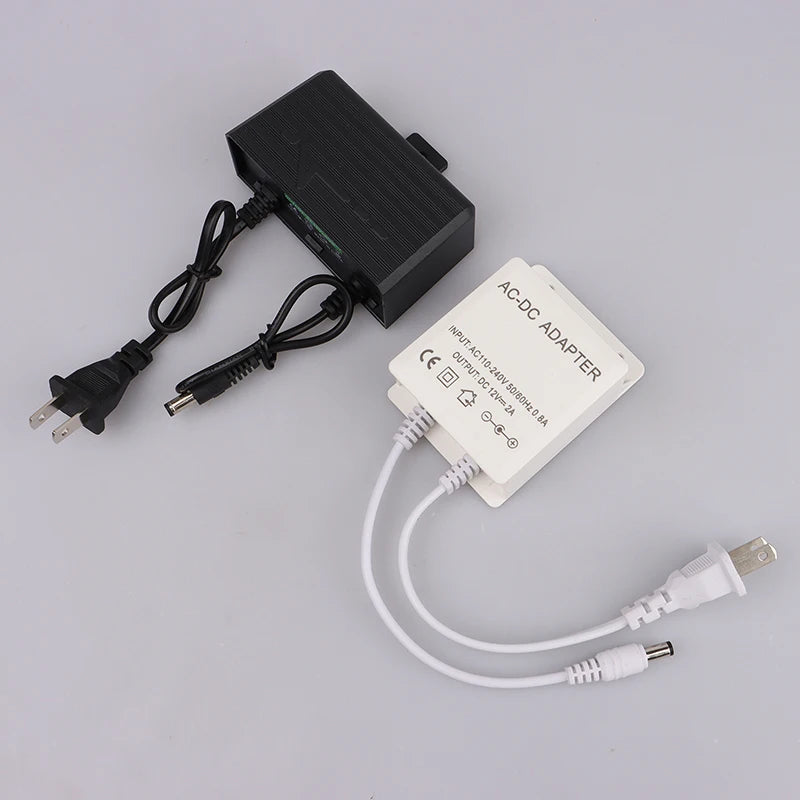 AC DC 12V 2A 2000ma CCTV Camera Power Supply Adaptor Outdoor Qme