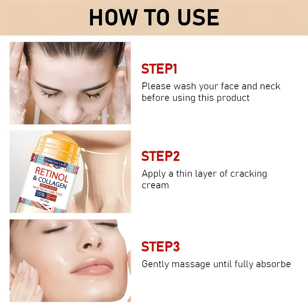 45g Retinol Lifting Firming Cream Stick Collagen Smooth wrinkles Face Cream For Moisturizer Whitening Brighten Skin Product Qme