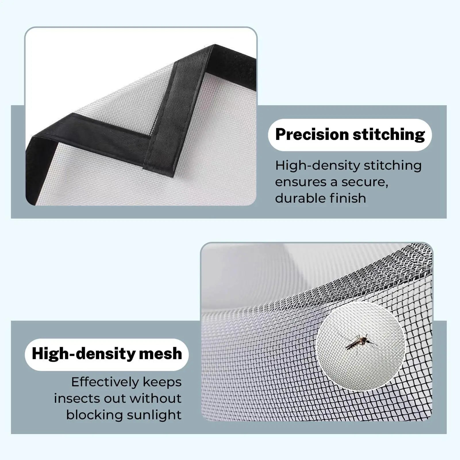 Window Screen Self Adhesive Gnat Netting Door Worm Homeowners Renters Qme