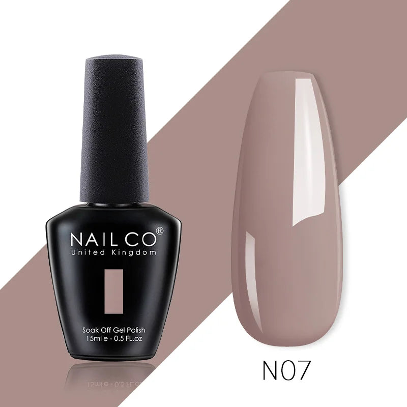 NAILCO 85 Colors Nail Gel UV LED Lacquer Manicure Varnish Hybrid Semi