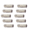 50pcs BNC Female To Female Inline Coupler Coax BNC Connector Extender For CCTV Camera Security Video Surveillance System Qme 50pcs