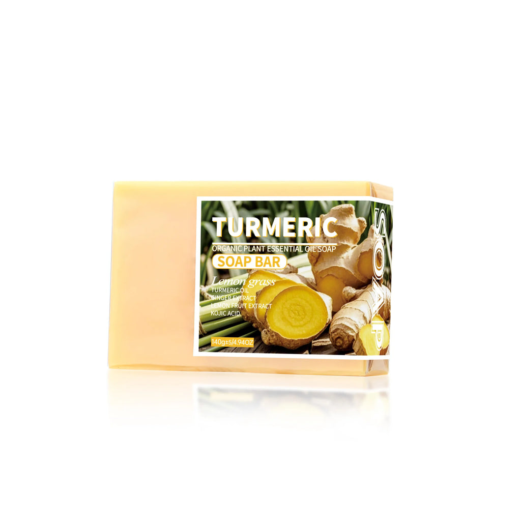 Turmeric Essential Oil Soap Lemon Handmade Suitable Washing Face Qme