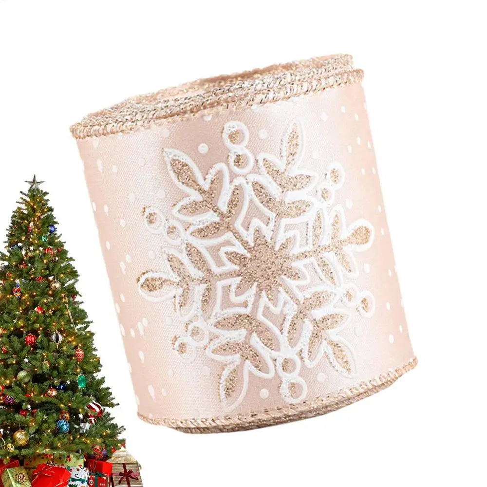 Christmas Ribbon Crafts 6 5 Ft Strap Decoration Champagne Craft Qme 02 China Mainland