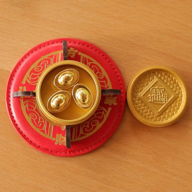 Chinese Feng Shui Golden Steamer Ornament And Lucky Golden Turtle, Bun, Perfect For Home Office Tabletop Good Luck Gift Qme A6