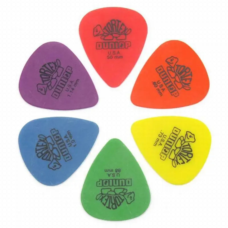 10pcs Dunlop Guitar Picks Electric Guitar Parts Picks Accessories 6 Kinds Thickness Picks Acoustic Guitar Qme