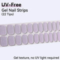 22tips UV-Free Aurora Design Nail Strips Decoration Glitter Sticker Qme BSA-0390