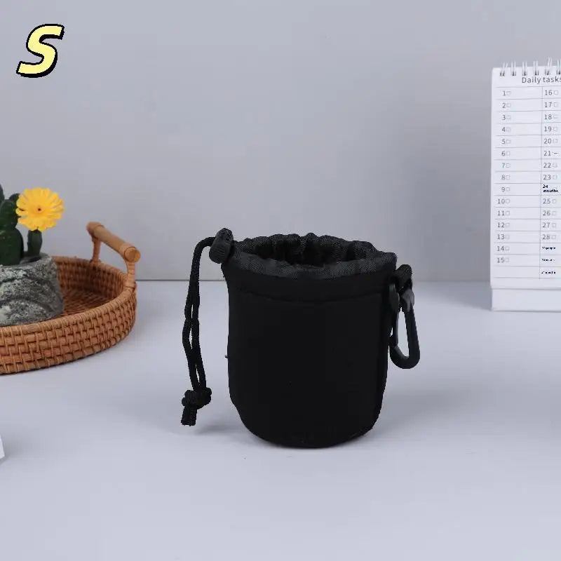 Camera Lens Cover Neoprene Bag Waterproof Soft Pouch Shockproof Most Qme S Black