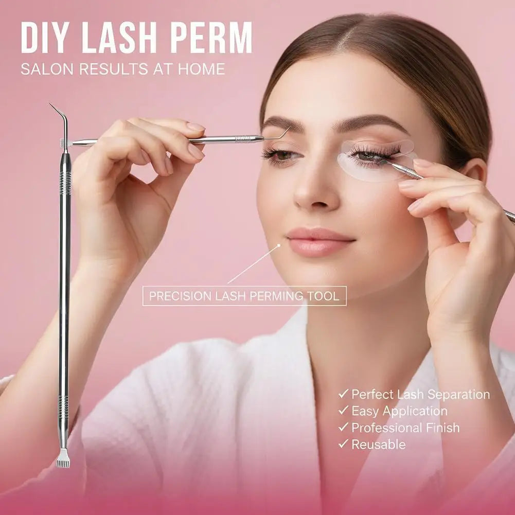 Double-ended Eyelash Lift Tool Pointed Tips Separating Comb Beauty Qme