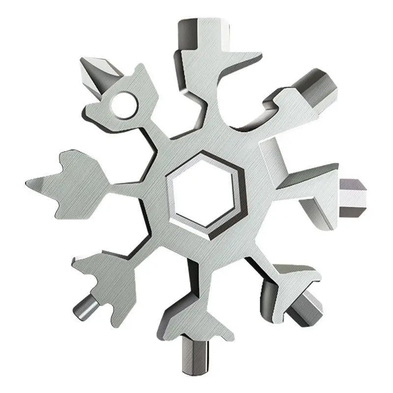 1 Snowflake Multifunctional Tool Stainless Steel Bottle Opener Qme 1pc