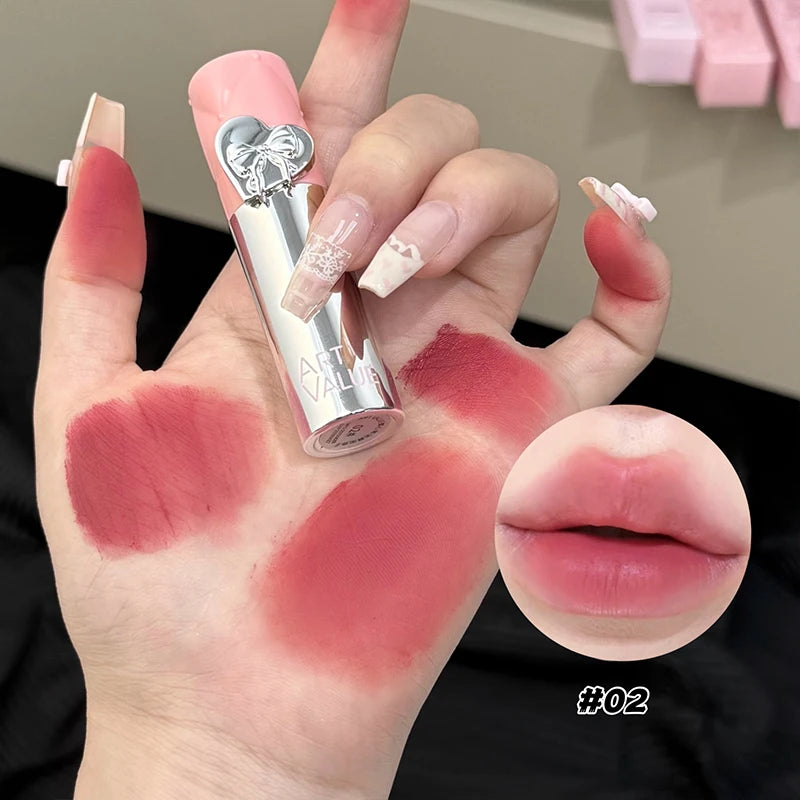Red Tone Lip Glaze Matte Velvet Lipstick ART VALUE Long-lasting Qme AE838-2