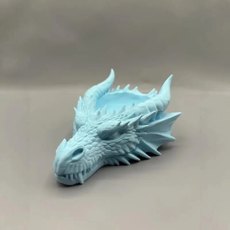 Gothic Dark Style Dragon Head Shaped Desktop Jewelry Storage Tray For Personalized Dark-Style Home Desktop Qme A2