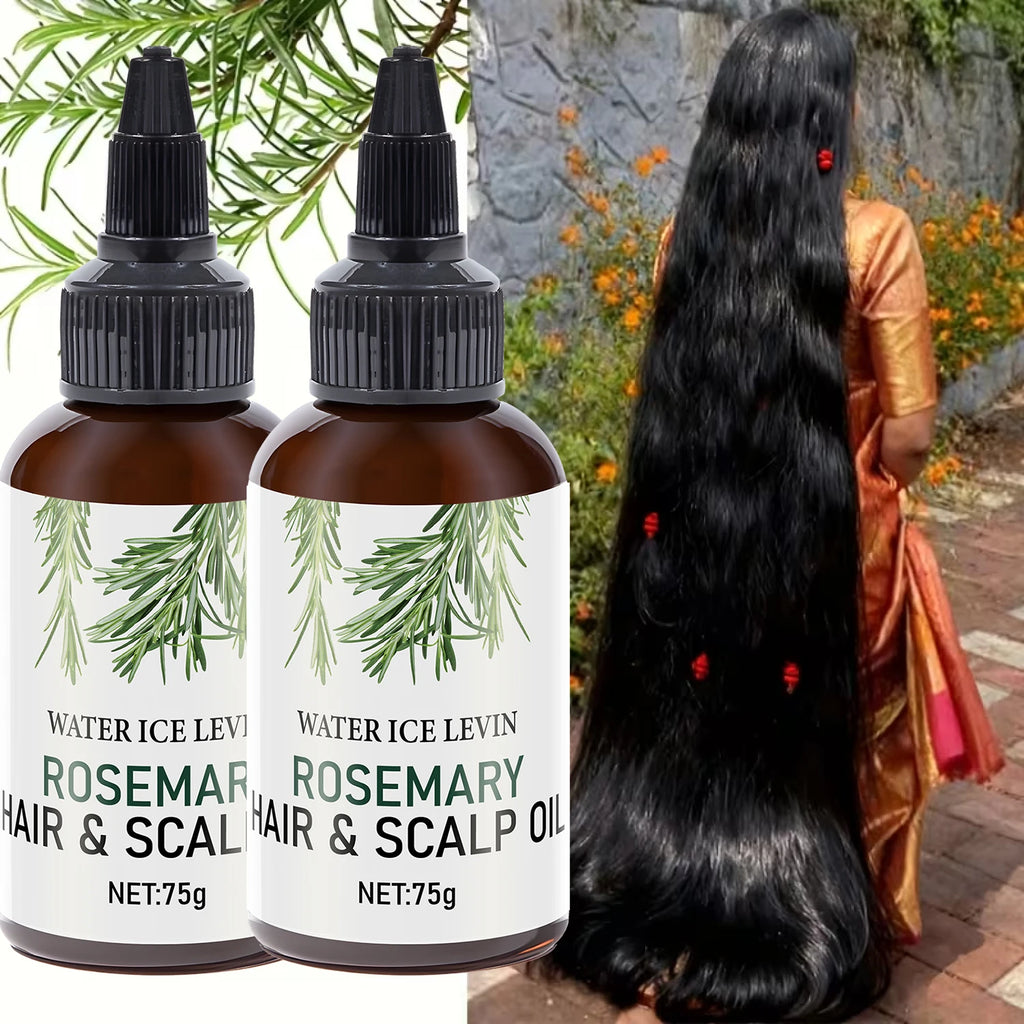 Hair & Scalp Oil with Biotin & Keratin, Rosemary Oil for Deep Moisture & Repair, Nourishing Treatment for All Hair Types Qme