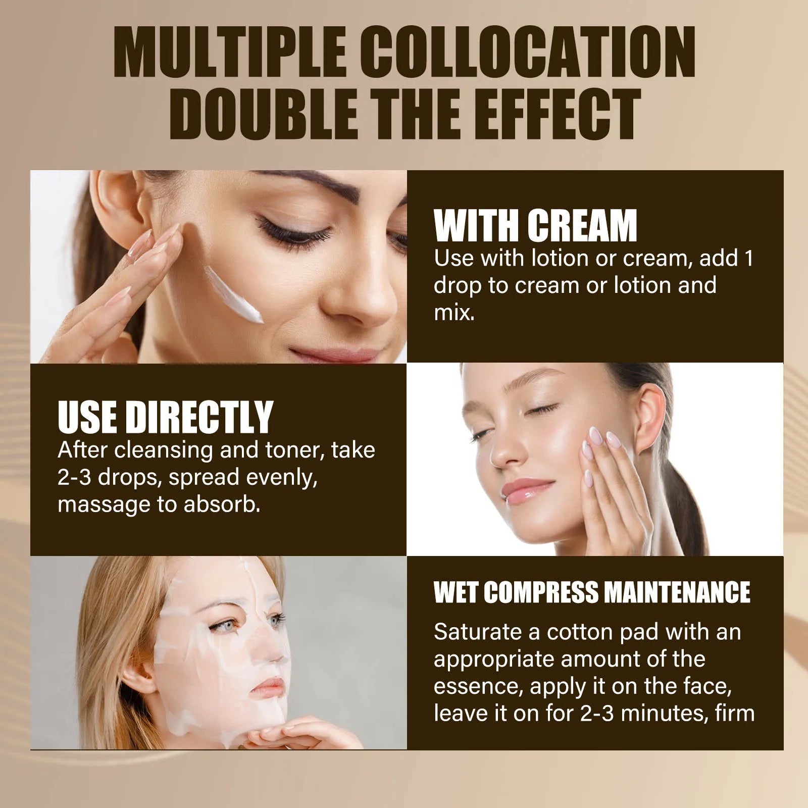 Lactose Acid Shrink Pores Serum Moisturizing Remove Blackheads Repair Face Pores Skin Firming Brighten Nourish Face Essence Qme