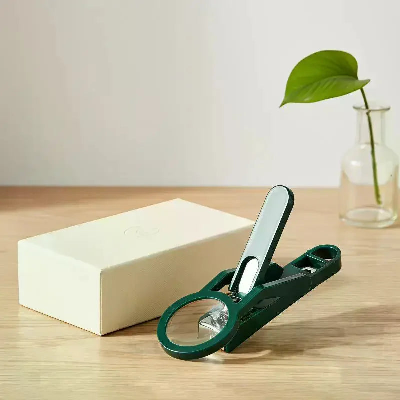 Magnifying Glass Nail Clipper Large Anti-splash Precision Trimmer Qme