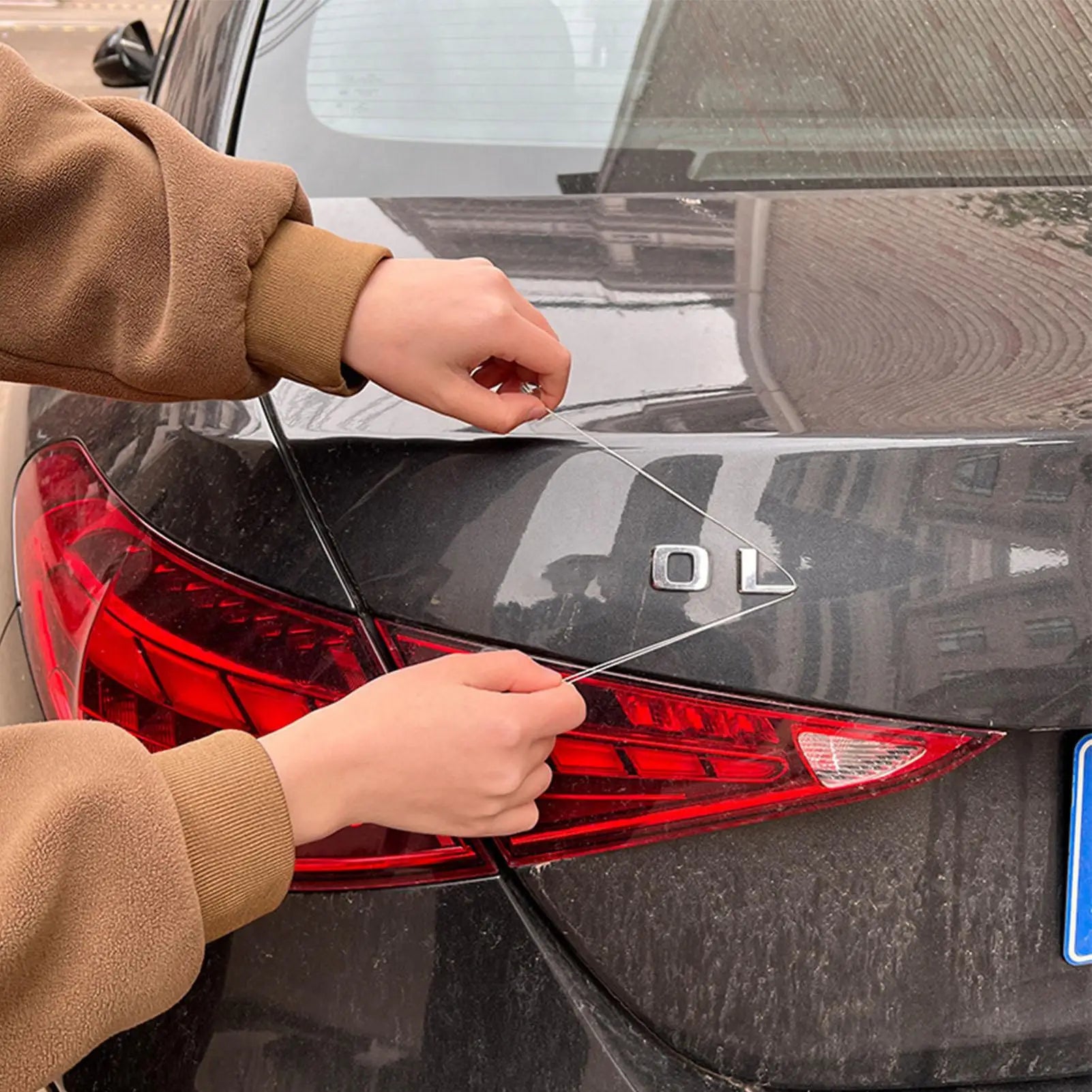 Car Emblem Removal Tool Emblem Remover No-Scratch Pry Tool Car Emblem Removal Kit for Vehicle Logo Badge Paste Qme