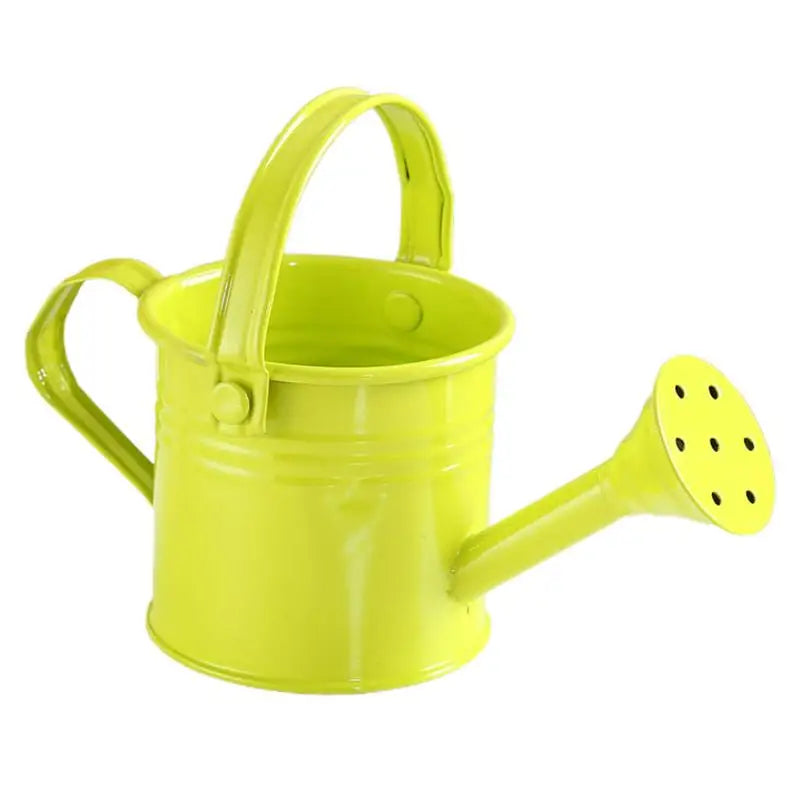 New Metal Watering Can Garden Flower Kettle Mini Small Water Spraying Pot Large Capacity For Kids Adult Qme A4