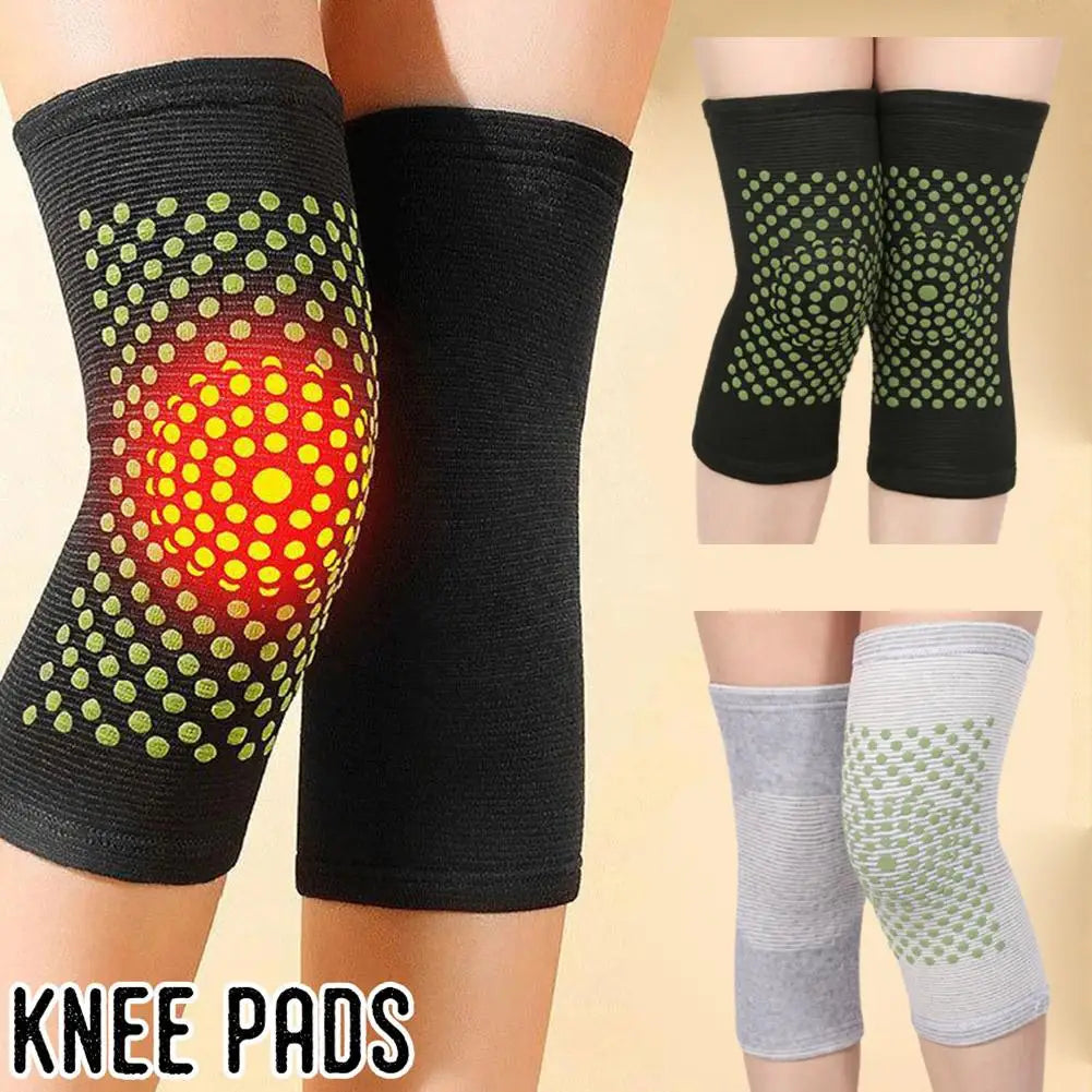 1Pair Self Heating Knee Braces Sleeve Tourmaline Knee Support Far Infrared Keep Warm Knee Pads Leg Knee Warmer Qme