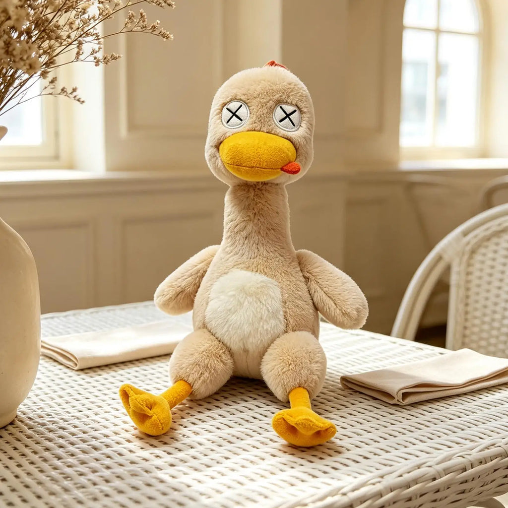 Magnetic Detachable Plush Duck Detachable Cute Stress Relief Fidget Dolls Cartoon Stuffed Animal Doll for Kids Teens Adults Home Qme