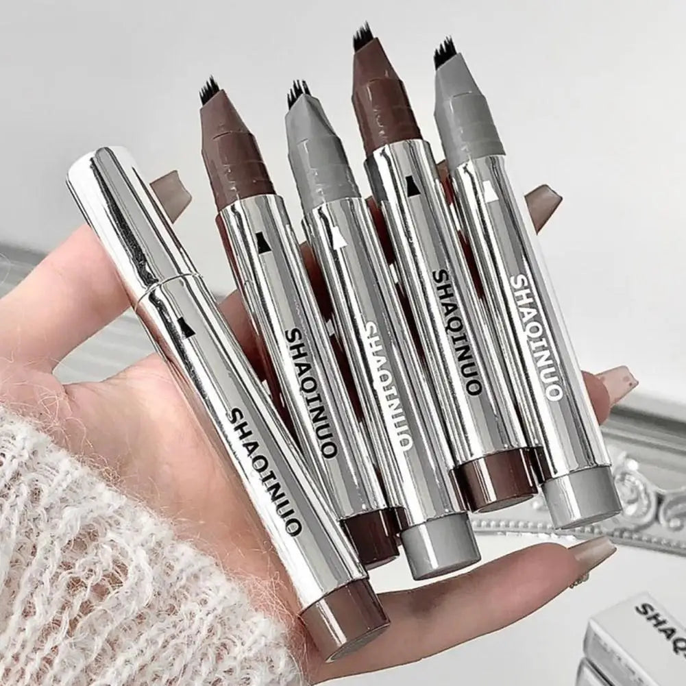 Liquid Microblading Eyebrow Pencils Waterproof Quick-dry Multi-tip Qme