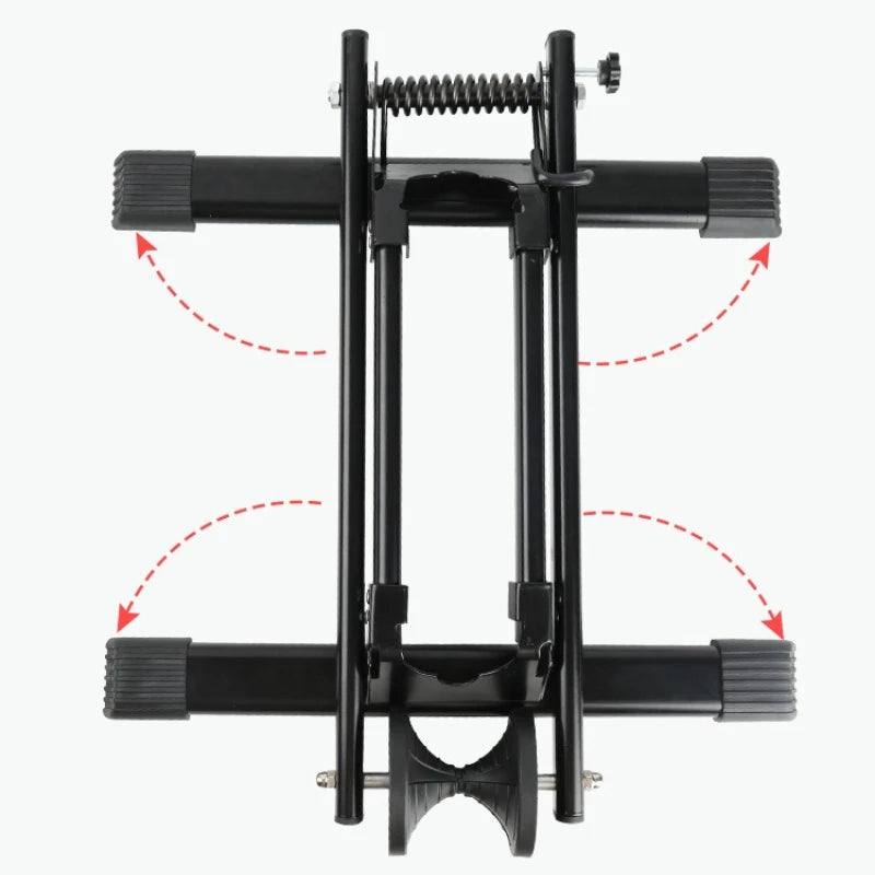 Bicycle Folding Parking Stand Mountain Bike Portable Repair Support Qme