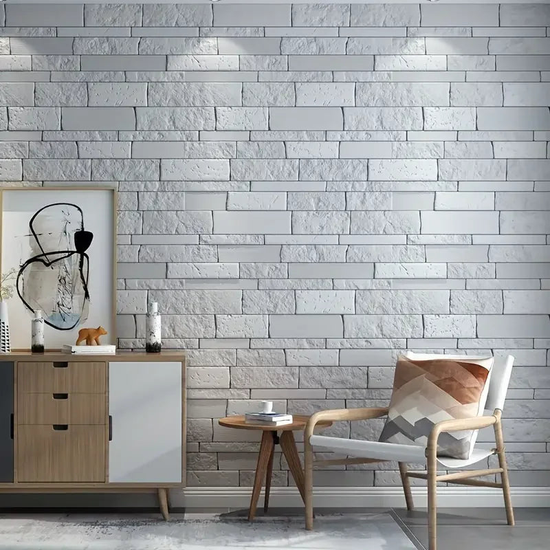 3D Self-adhesive Solid Wall Sticker 35 X Waterproof DIY Living Room Qme