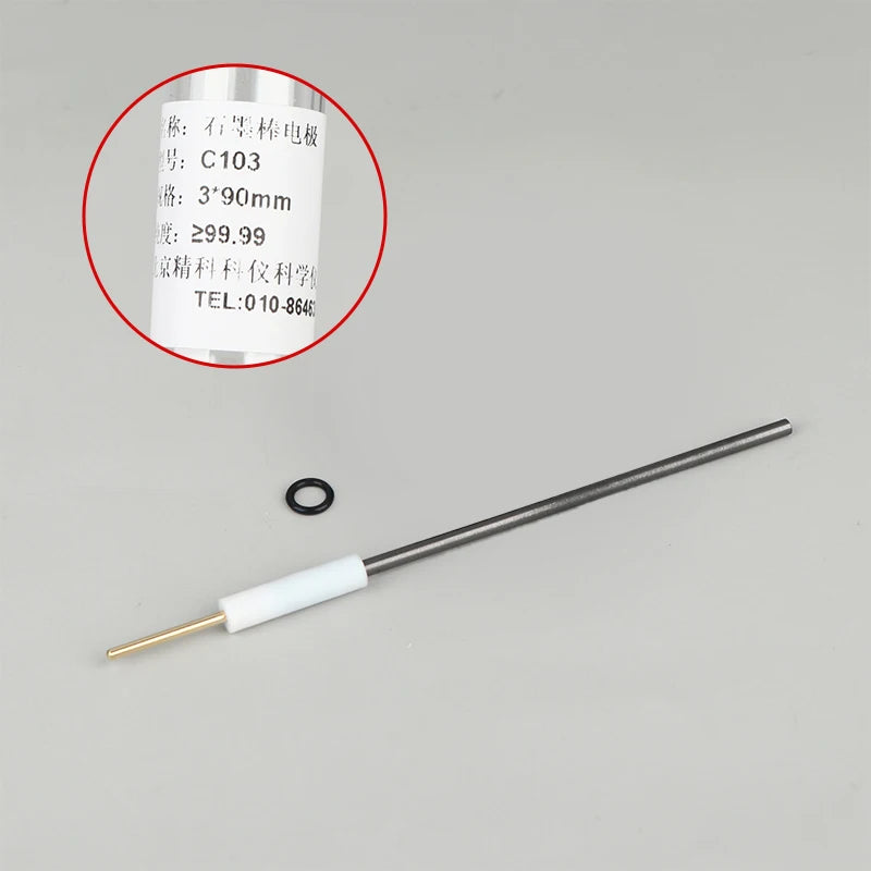 3/4/5/6MM Electrode Research Rod Electrolysis High-purity Electrolysis Anode Carbon Rod Qme 3x90mm