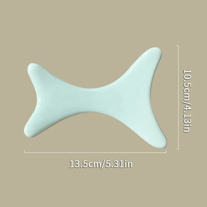Ceramic Gua Sha Massage Board Antistatic Thermal Conductive Scraping Qme