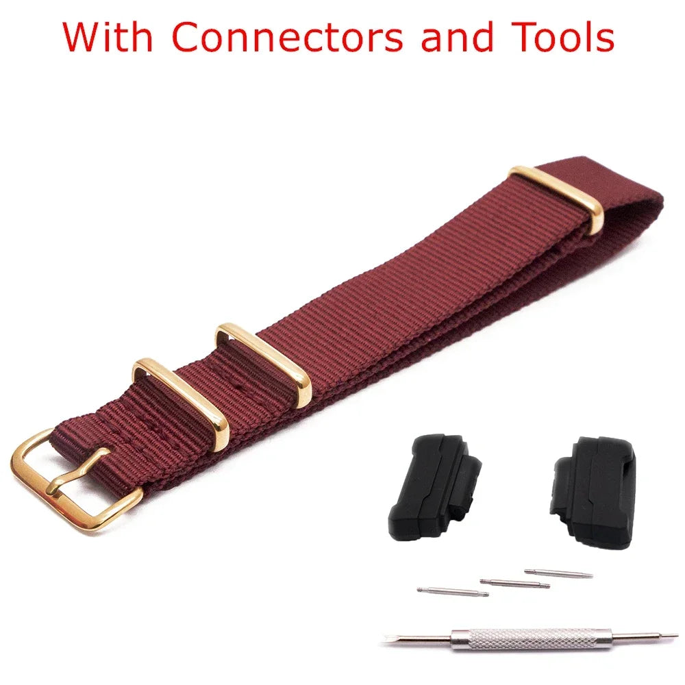 Nylon Watch Strap Casio G-shock GA100 GA120 GA110 GA400 Men Women