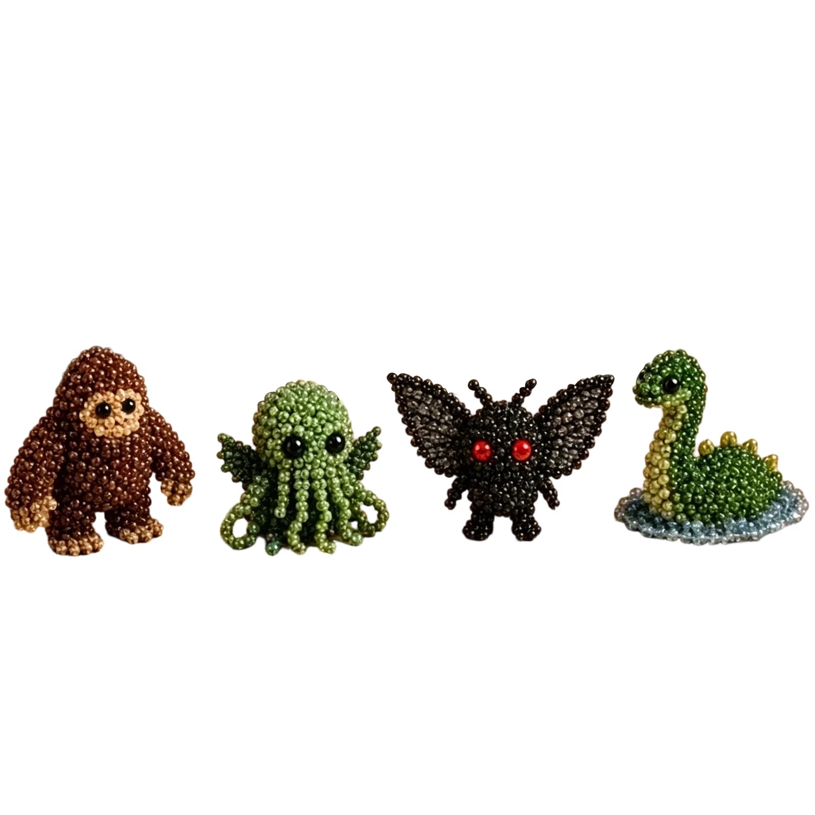 Cute Farm Animal Bead Craft Kit Diy 3d Beaded Ornament Set Perfect For Home Decor Keychains & Gift Giving Easy Craft Qme Style 3