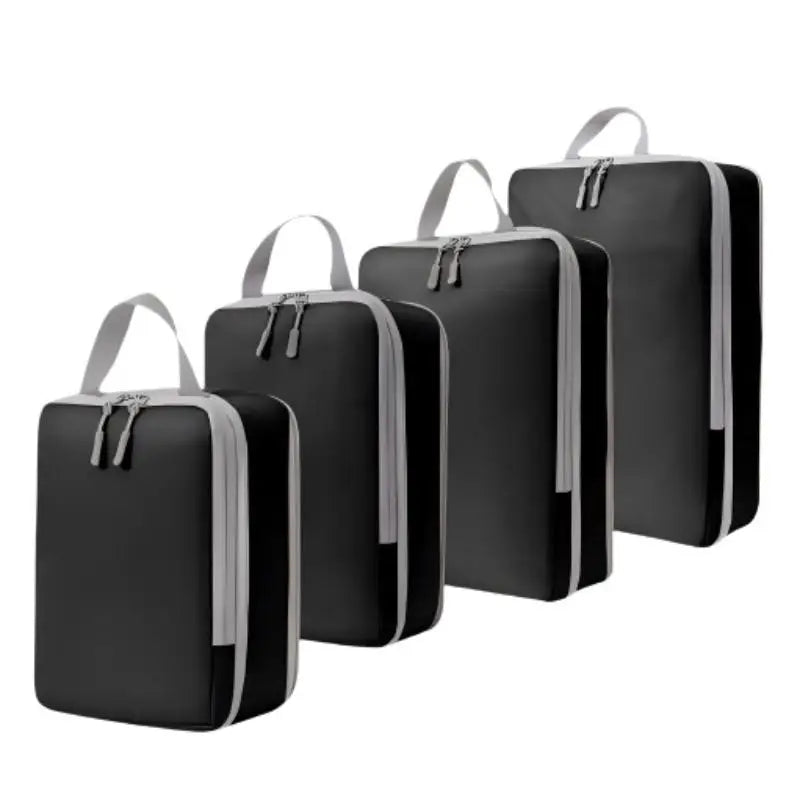 4pcs Cube Compression Travel Storage Bags Travel Box Breathable And Foldable Por Qme A3