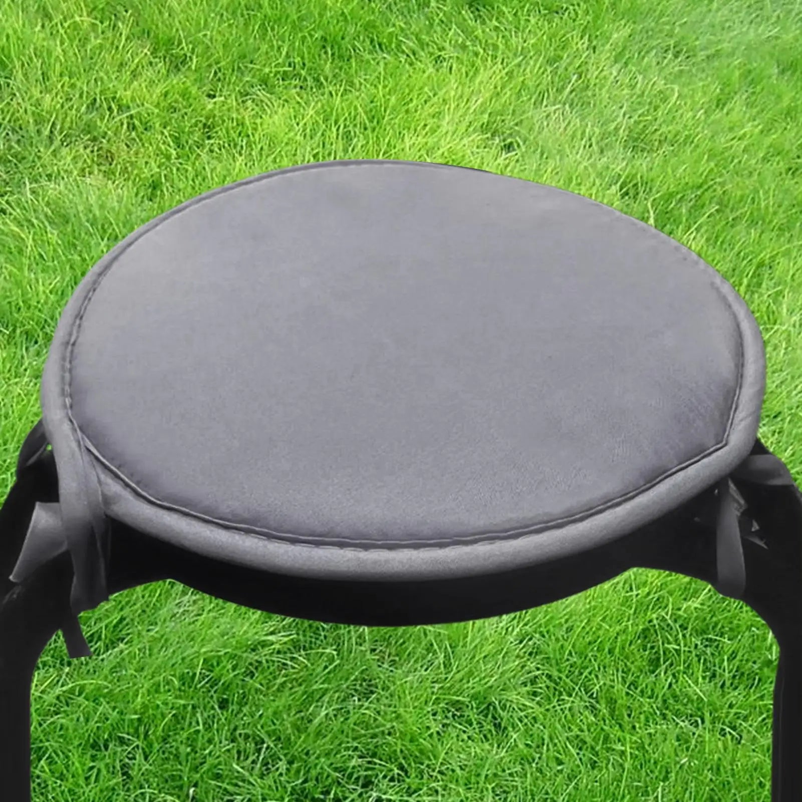 Outdoor Bistro Chair Cushions 4 Round Cushion Ties Circular Seat Pad Qme