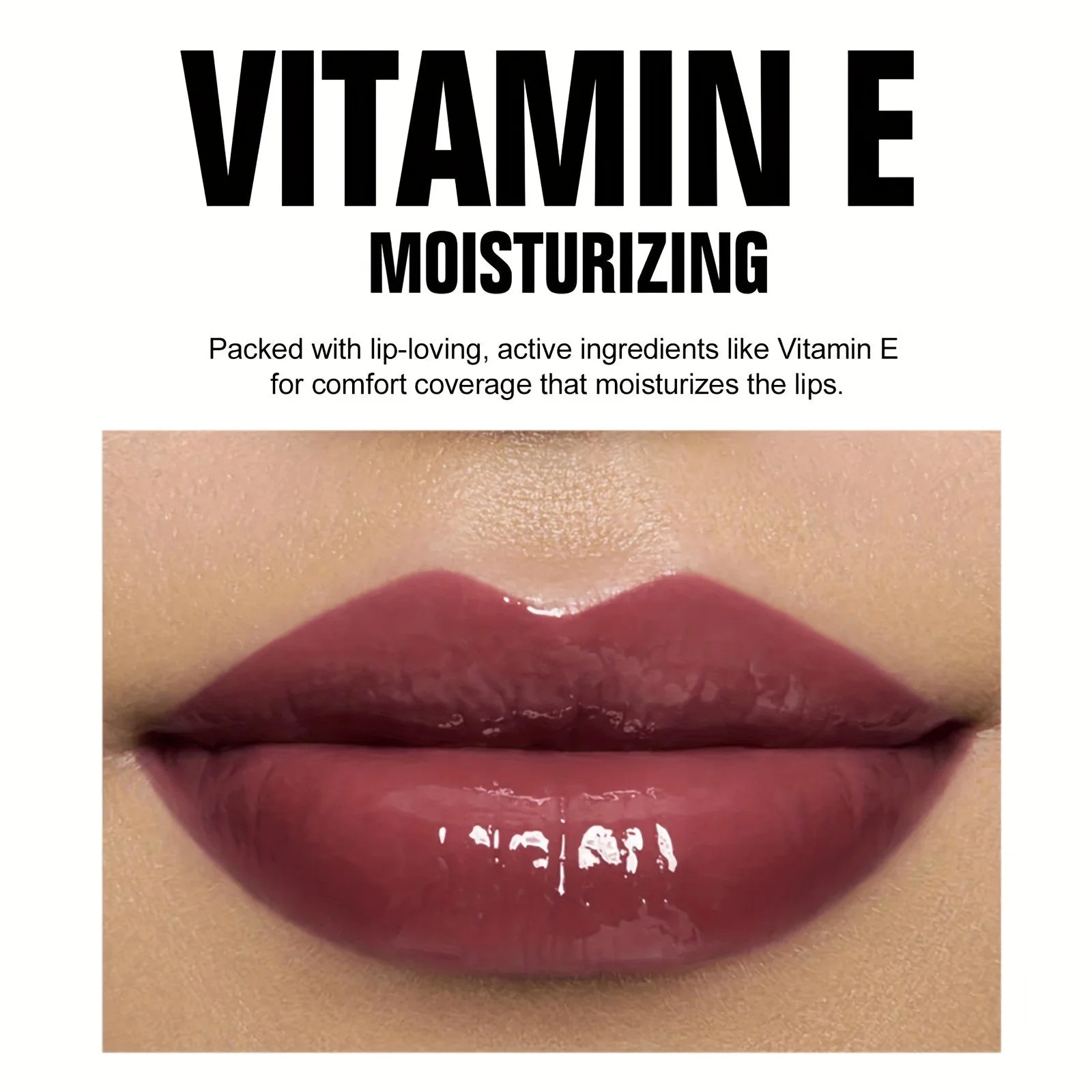 Hydrating Crystal Lip Oil - Plumping & Moisturizing Gloss with Tinted Shades for All Skin Types Qme