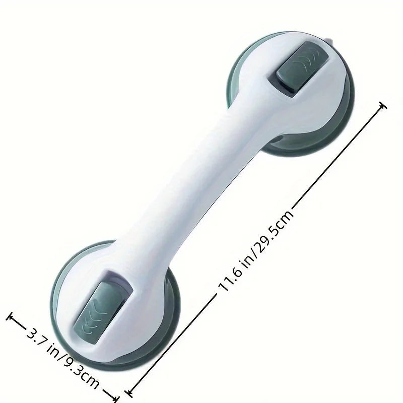 Shower Handle, Safety Assist Grip with Anti-Slip Support for Toilet and Bathroom Use – Vacuum Suction Cup Grab Bar & Accessory Qme
